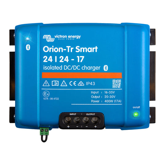 Tri-Water Marine | Victron Orion-TR Smart DC-DC 24/24-17 17a (400W) Isolated Charger or Power Supply [ORI242440120]