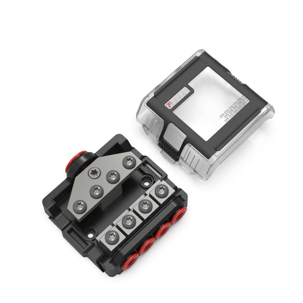 Tri-Water Marine | T-Spec VFDB4 MANL 4 Position Distribution Block w/Cover [VFDB4]