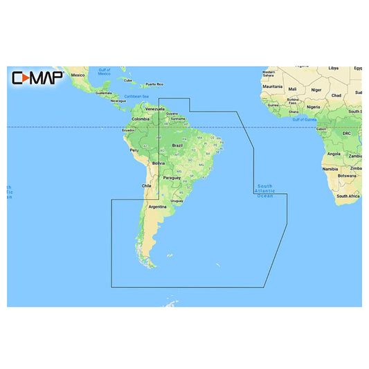 Tri-Water Marine | C-MAP REVEAL Chart - South America - East Coast [M-SA-Y501-MS]