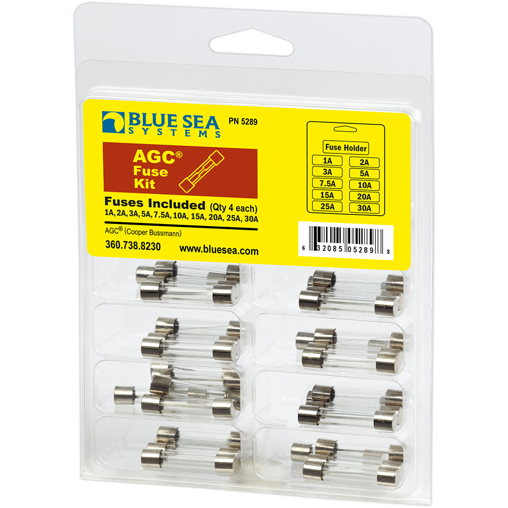 Tri-Water Marine | Blue Sea 5289 AGC Fuse Kit - 41-Piece [5289]