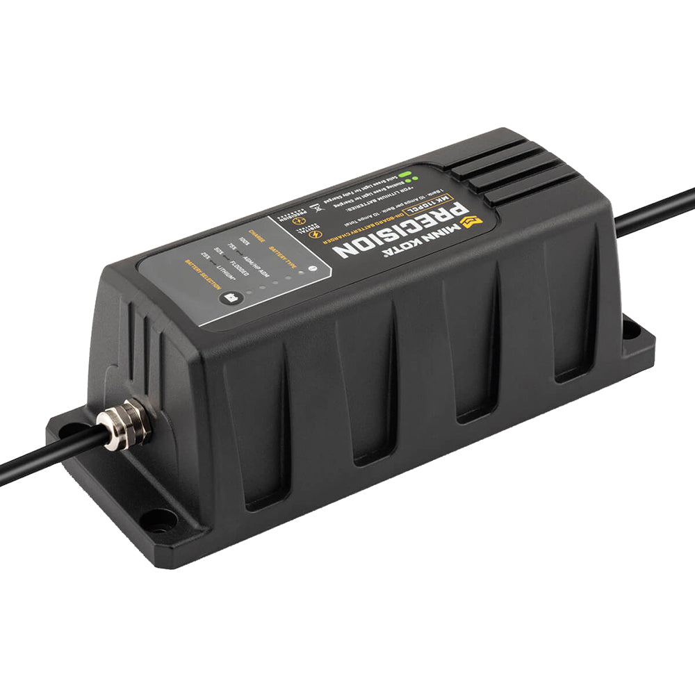 Tri-Water Marine | Minn Kota On-Board Precision Charger MK-110 PCL 1 Bank x 10 AMP LI Optimized Charger [1831101]