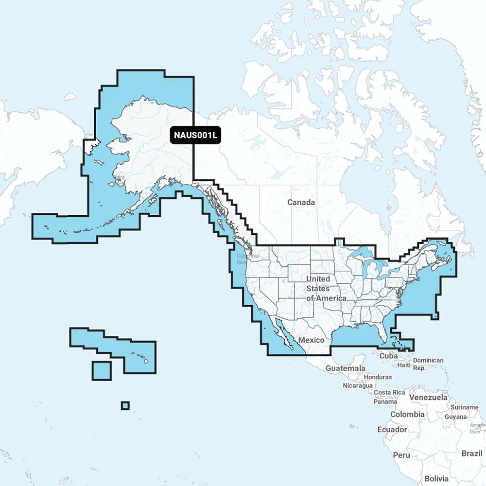 Tri-Water Marine | Navionics NAUS001L - U.S. Coastal Canada - Navionics+ [010-C1366-30]