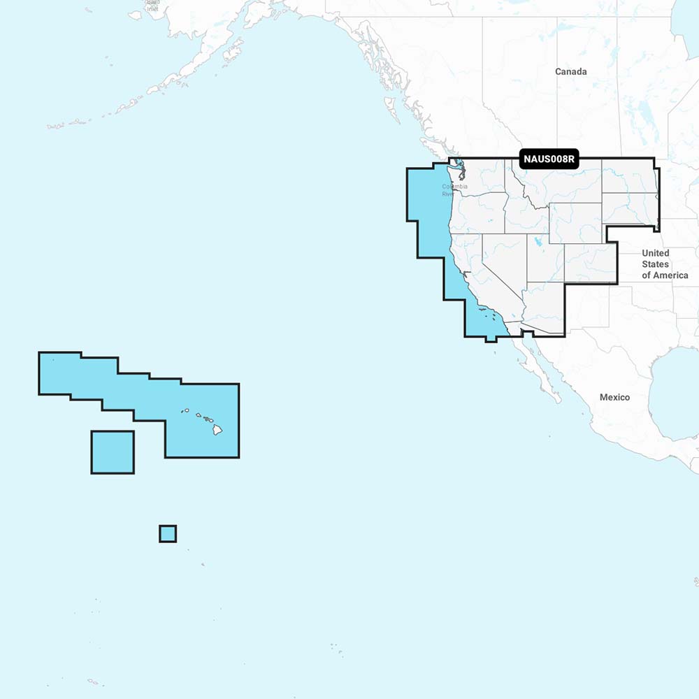 Tri-Water Marine | Navionics NAUS008R - U.S. West - Navionics+ [010-C1371-30]