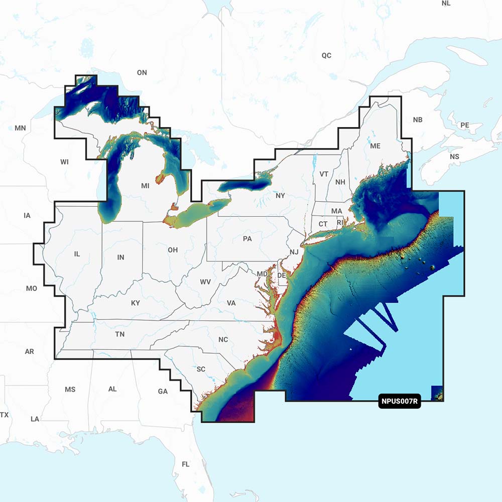 Tri-Water Marine | Navionics Platinum+ NPUS007R - U.S. East [010-C1370-40]