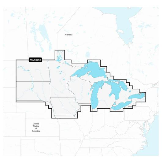 Tri-Water Marine | Garmin Navionics+ NSUS005R U.S. North Great Lakes [010-C1289-20]