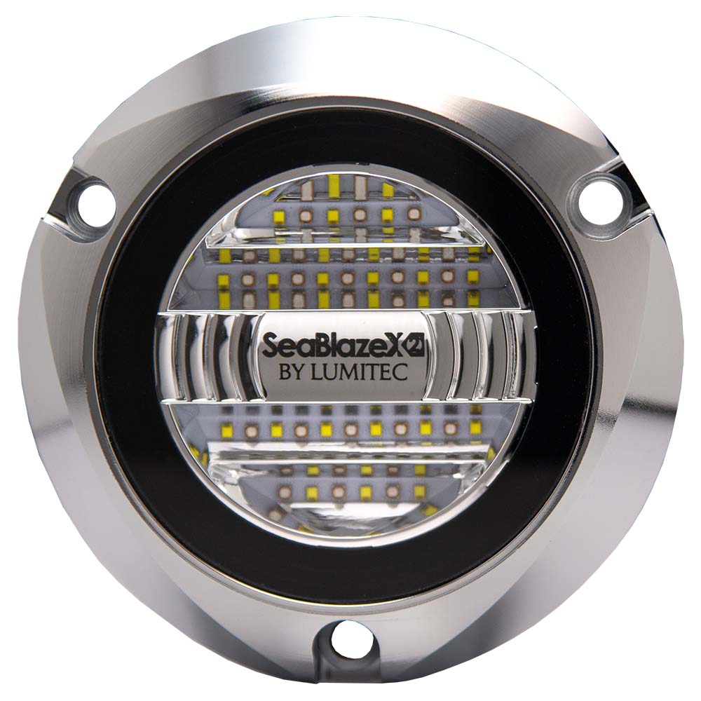 Tri-Water Marine | Lumitec SeablazeX2 Spectrum Underwater Light RGBW Polished Housing [101591]