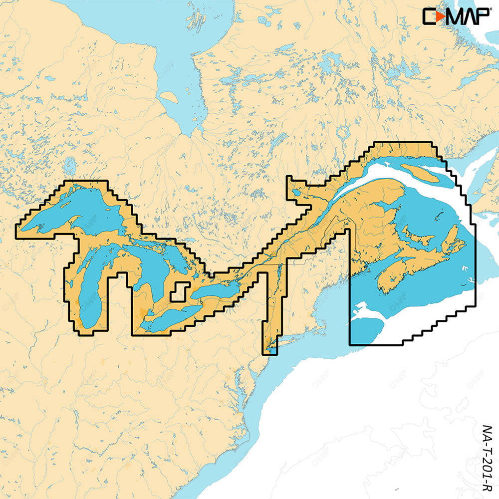 Tri-Water Marine | C-MAP REVEAL X - Great Lakes to Nova Scotia [M-NA-T-201-R-MS]