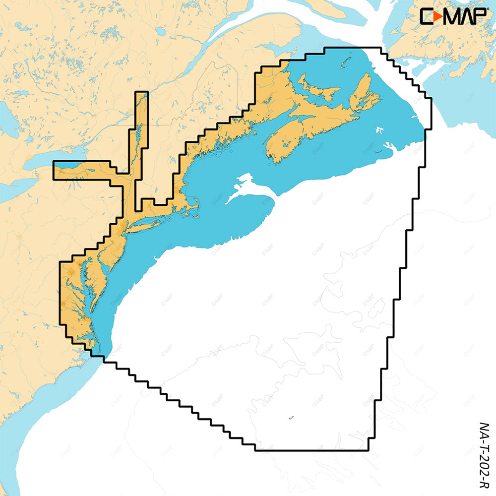 Tri-Water Marine | C-MAP REVEAL X - Nova Scotia to the Chesapeake Bay [M-NA-T-202-R-MS]