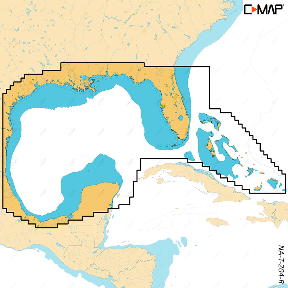 Tri-Water Marine | C-MAP REVEAL X - Gulf of Mexico Bahamas [M-NA-T-204-R-MS]