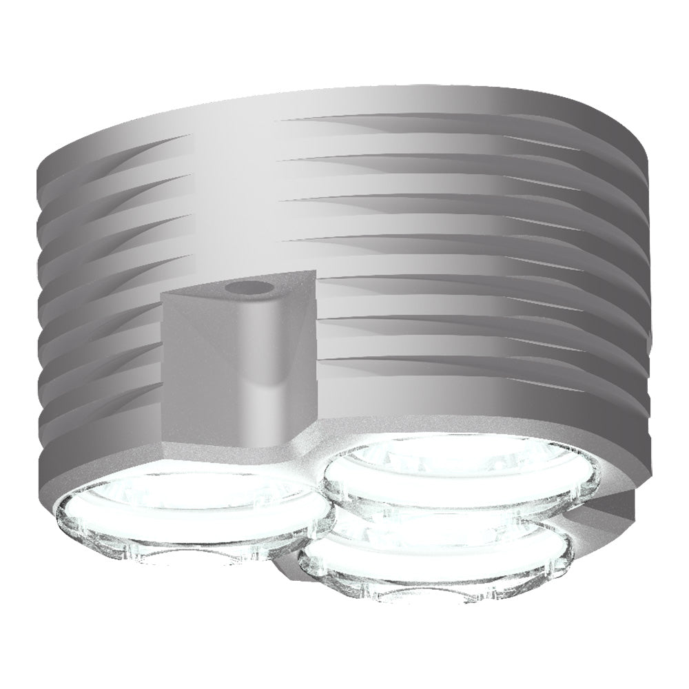 Tri-Water Marine | Lopolight Series 400-080-26 - 30W Deck/Spreader Light - White - Silver Housing [400-080-26]