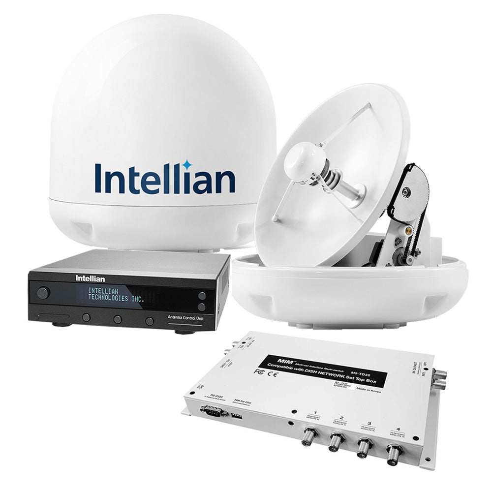 Tri-Water Marine | Intellian i3 US System w/DISH/Bell MIM-2 (w/3M RG6 Cable) 15M RG6 Cable [B4-309DN2]