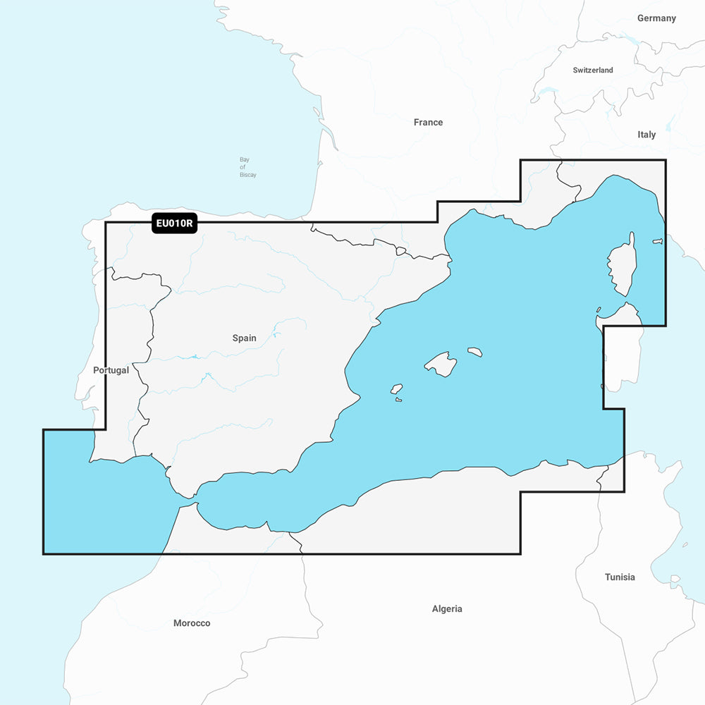 Tri-Water Marine | Garmin NVEU010R Spain, Mediterranean Coast - Marine Charts Garmin Navionics Vision+ [010-C1237-00]