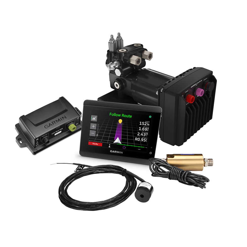 Tri-Water Marine | Garmin Reactor 40 Hydraulic Corepack with SmartPump v2 GHC 50 Autopilot Instrument Pack [010-02794-01]