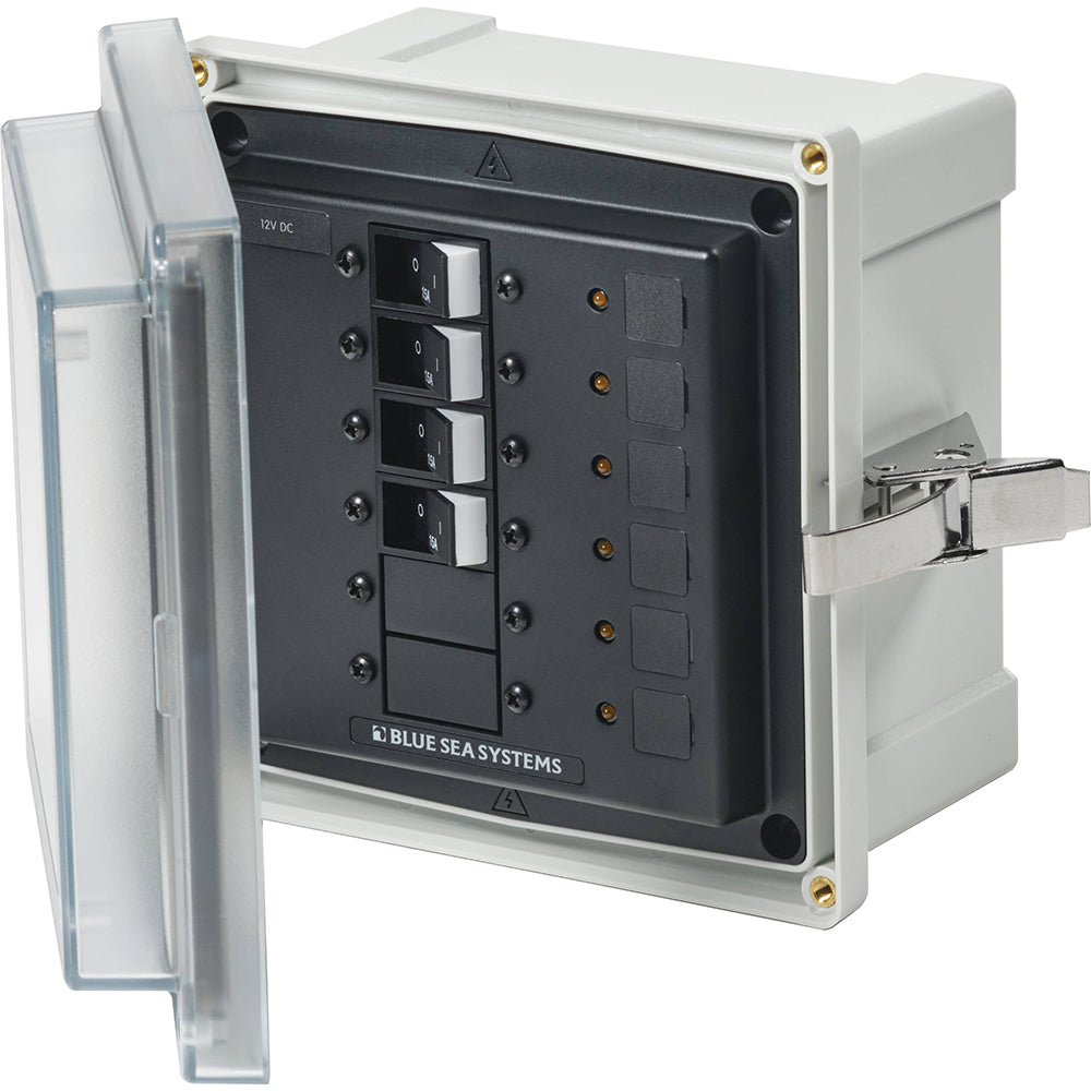 Tri-Water Marine | Blue Sea 3134 - SMS Panel Enclosure w/4 Branch (12/24V) - 12/24V DC [3134]