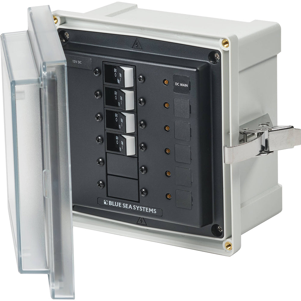 Tri-Water Marine | Blue Sea 3135 - SMS Panel Enclosure w/UL Main 3 Branch (12/24V) - 12/24V DC [3135]