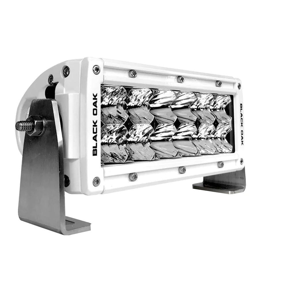 Tri-Water Marine | Black Oak Pro Series Double Row Combo 6" Light Bar - White [6CM-D5OS]