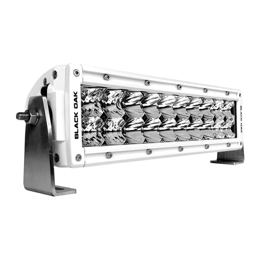 Tri-Water Marine | Black Oak Pro Series Double Row Combo 10" Light Bar - White [10CM-D5OS]