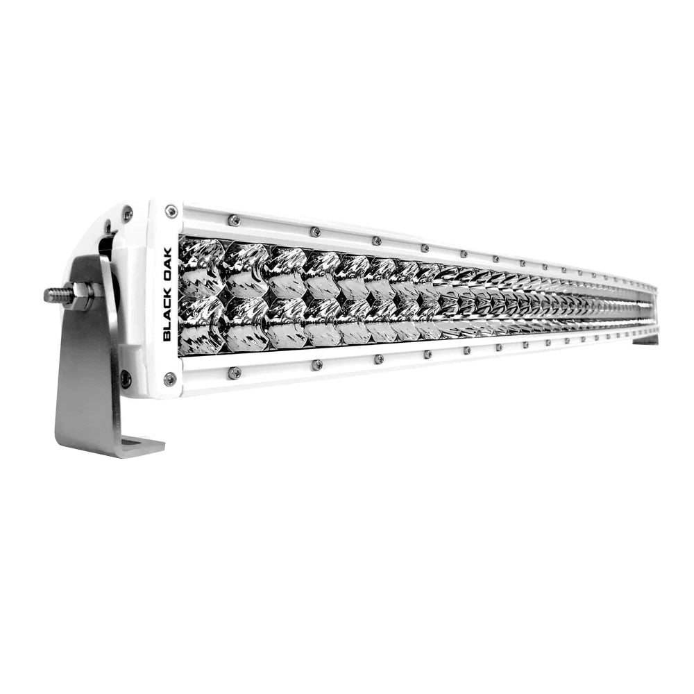 Tri-Water Marine | Black Oak Pro Series Curved Double Row Combo 40" Light Bar - White [40CCM-D5OS]