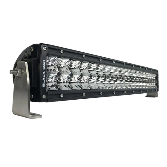 Tri-Water Marine | Black Oak Pro Series Curved Double Row Combo 20" Light Bar - Black [20CC-D5OS]