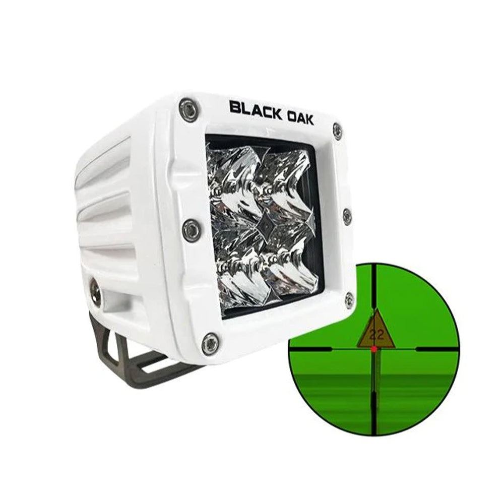 Tri-Water Marine | Black Oak Pro Series Infrared 2" 850nm Flood Pod Light - White [2MIR-POD850]