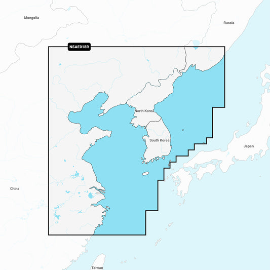 Tri-Water Marine | Garmin Navionics+ NSAE018R - Yellow Sea - Marine Chart [010-C1216-20]