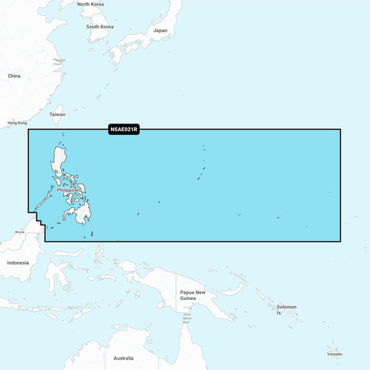 Tri-Water Marine | Garmin Navionics+ NSAE021R - Philippines - Marine Chart [010-C1219-20]