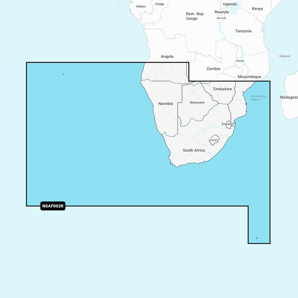 Tri-Water Marine | Garmin Navionics+ NSAF002R - Africa, South - Marine Chart [010-C1225-20]