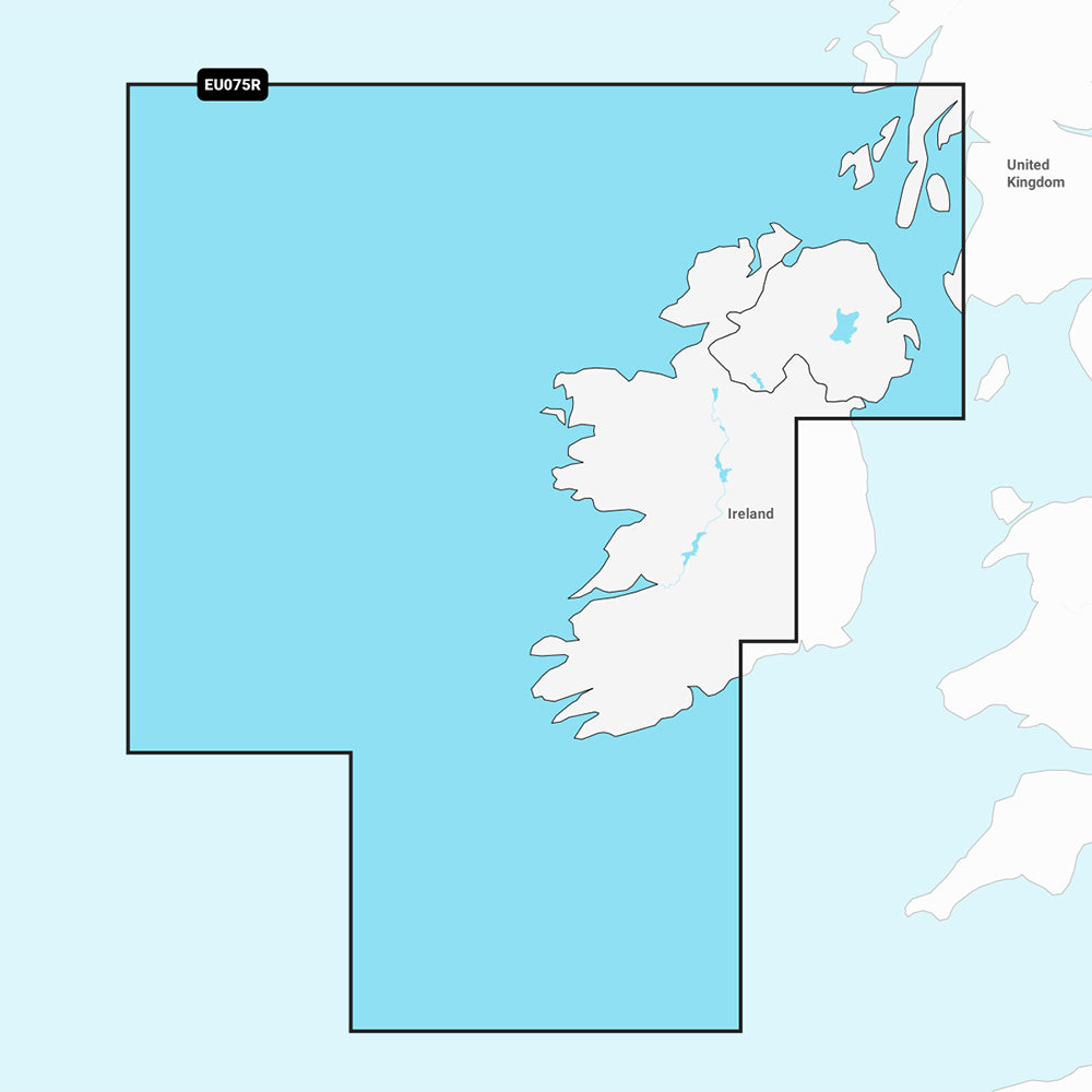 Tri-Water Marine | Garmin Navionics+ NSEU075R - Ireland, West Coast - Marine Chart [010-C1233-20]