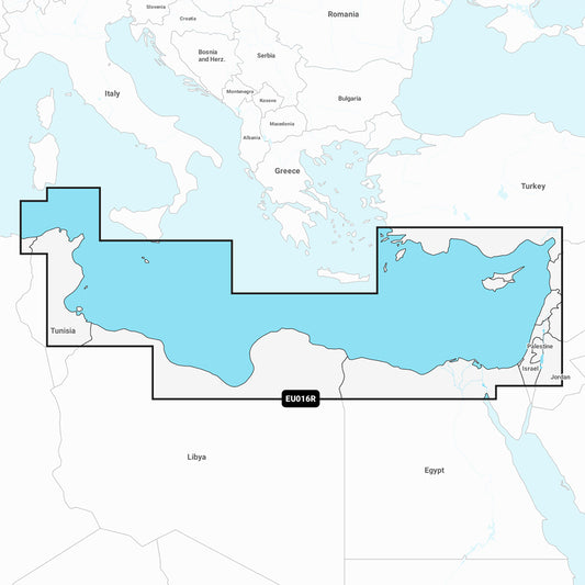 Tri-Water Marine | Garmin Navionics+ NSEU016R - Mediterranean Sea, Southeast - Marine Chart [010-C1241-20]