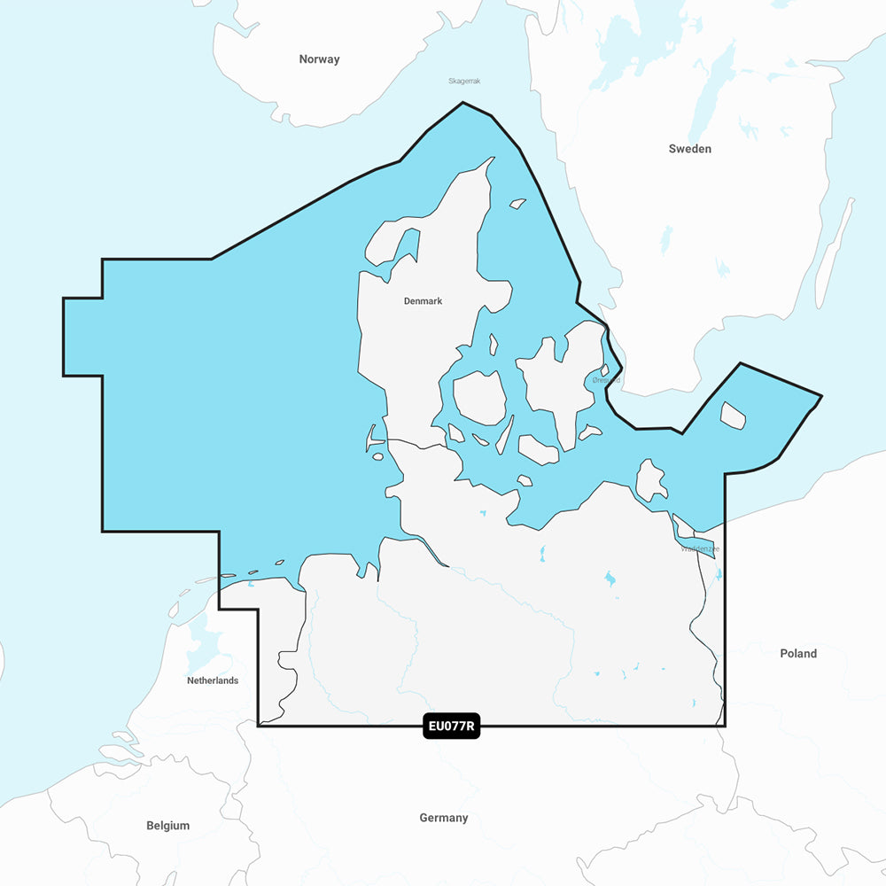 Tri-Water Marine | Garmin Navionics+ NSEU077R - Denmark Germany, North - Marine Chart [010-C1243-20]