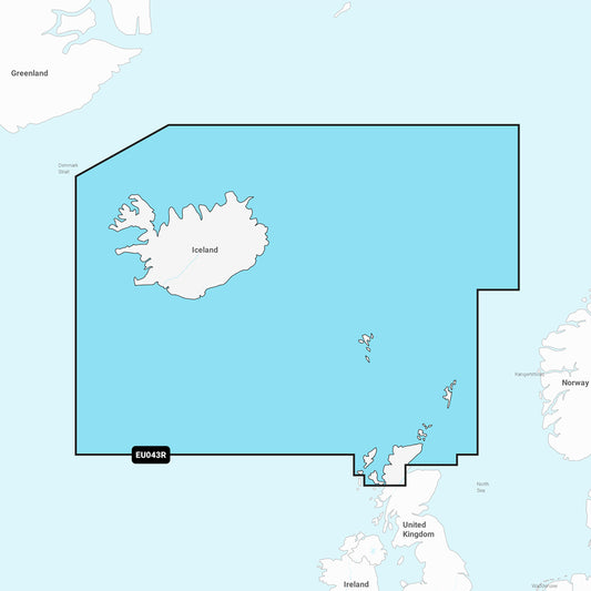 Tri-Water Marine | Garmin Navionics+ NSEU043R - Iceland to Turkey - Marine Chart [010-C1246-20]