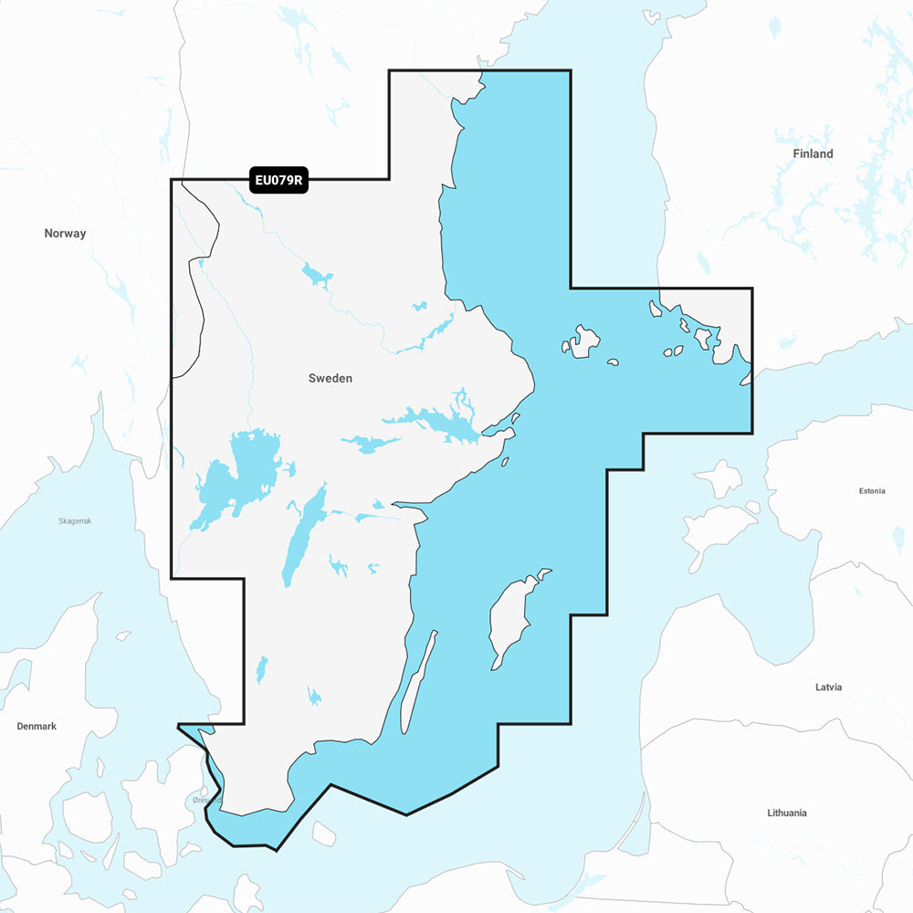 Tri-Water Marine | Garmin Navionics+ NSEU079R - Sweden, Southeast - Marine Chart [010-C1247-20]