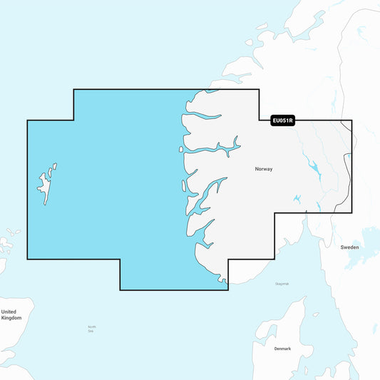 Tri-Water Marine | Garmin Navionics+ NSEU051R - Norway, Lista to Sognefjord - Marine Chart [010-C1250-20]