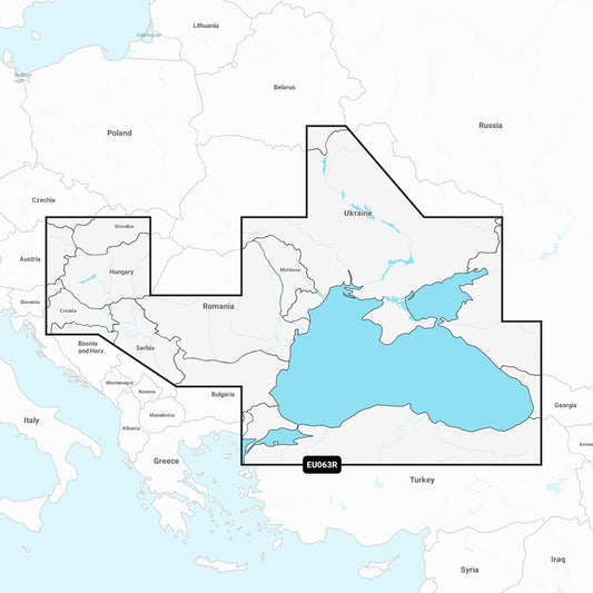 Tri-Water Marine | Garmin Navionics+ NSEU063R - Black Sea Azov Sea - Marine Chart [010-C1258-20]