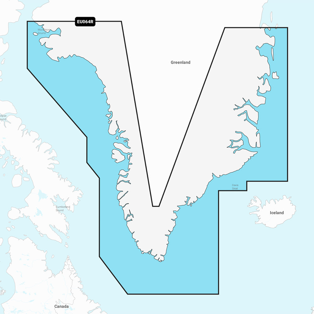 Tri-Water Marine | Garmin Navionics+ NSEU064R - Greenland - Marine Chart [010-C1259-20]