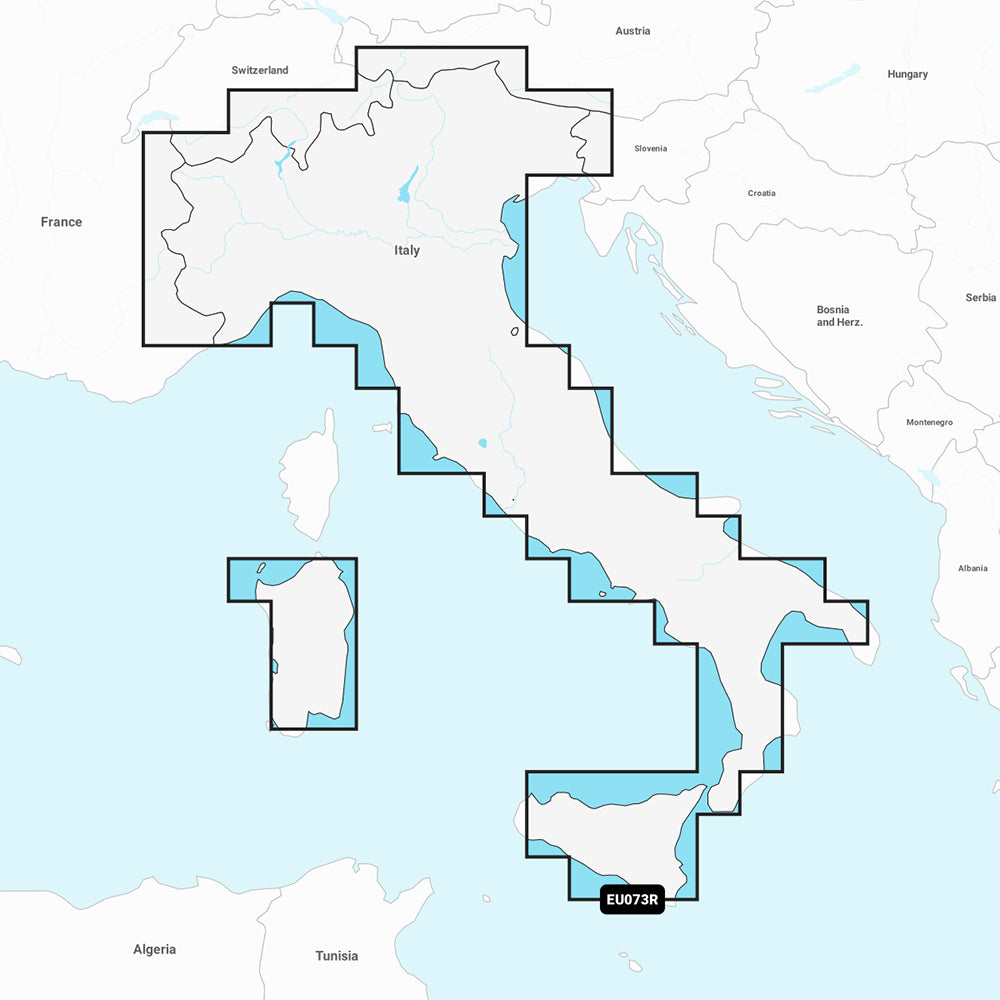 Tri-Water Marine | Garmin Navionics+ NSEU073R - Italy Lakes Rivers - Marine Chart [010-C1268-20]