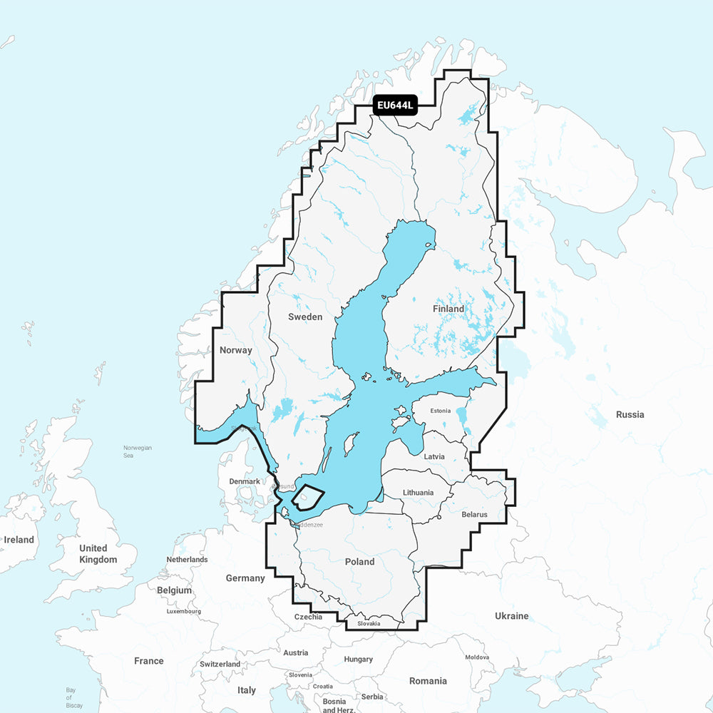 Tri-Water Marine | Garmin Navionics+ NSEU644L - Baltic Sea - Marine Chart [010-C1273-20]