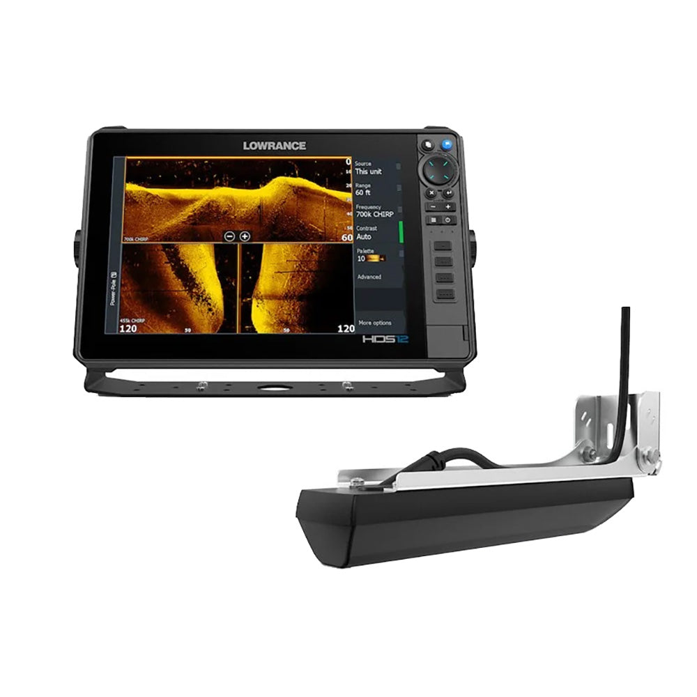 Tri-Water Marine | Lowrance HDS PRO 12 - w/ Preloaded C-MAP DISCOVER OnBoard Active Imaging HD Transducer [000-15987-001]