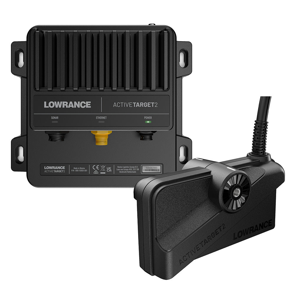 Tri-Water Marine | Lowrance ActiveTarget 2 Live Sonar w/Transducer (Module + XDCR+ Mounts) [000-15959-001]