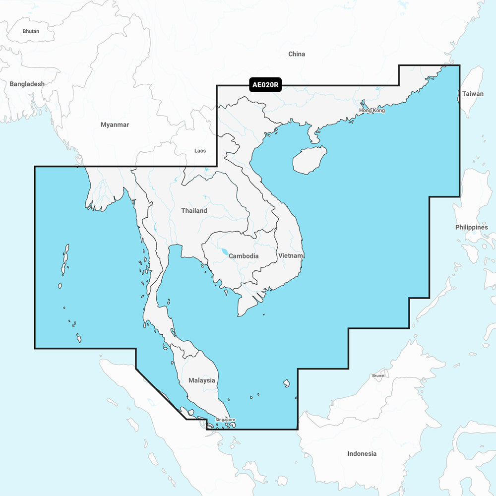 Tri-Water Marine | Garmin Navionics Vision+ NVAE020R - South China Andaman Seas - Marine Chart [010-C1218-00]