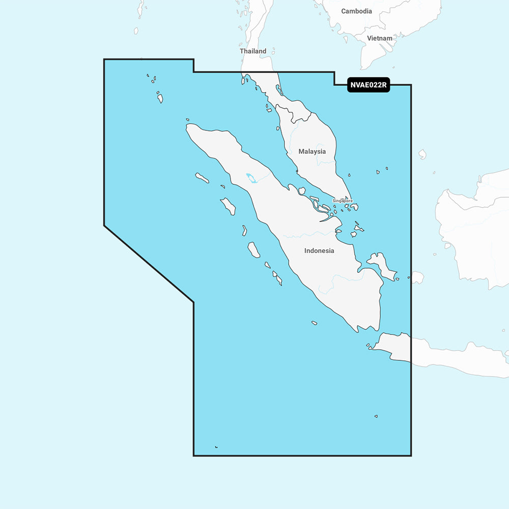 Tri-Water Marine | Garmin Navionics Vision+ NVAE022R - Sumatra - Marine Chart [010-C1220-00]