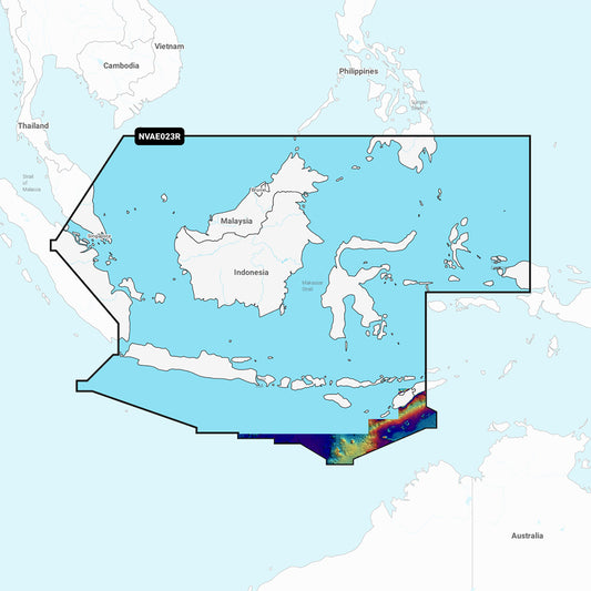 Tri-Water Marine | Garmin Navionics Vision+ NVAE023R - Java Borneo - Marine Chart [010-C1221-00]