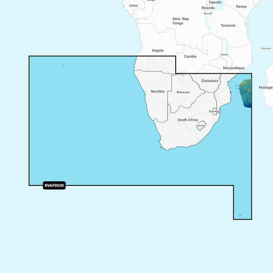 Tri-Water Marine | Garmin Navionics Vision+ NVAF002R - Africa, South - Marine Chart [010-C1225-00]