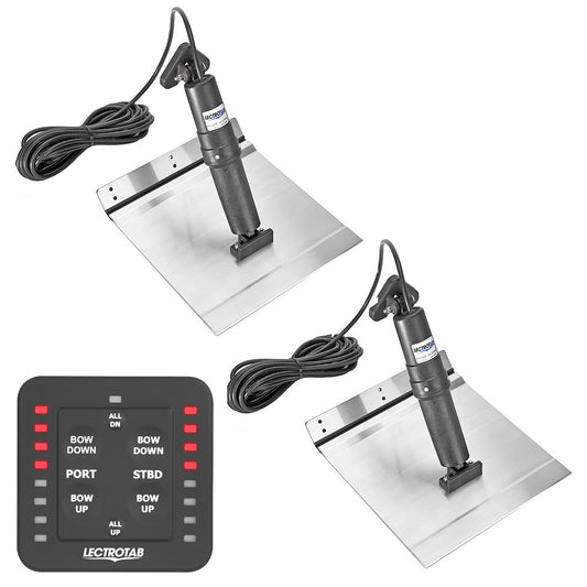 Tri-Water Marine | Lectrotab XKA Aluminum Alloy Trim Tab Kit w/One-Touch Control - 9 x 9 [XKASL9X9A]