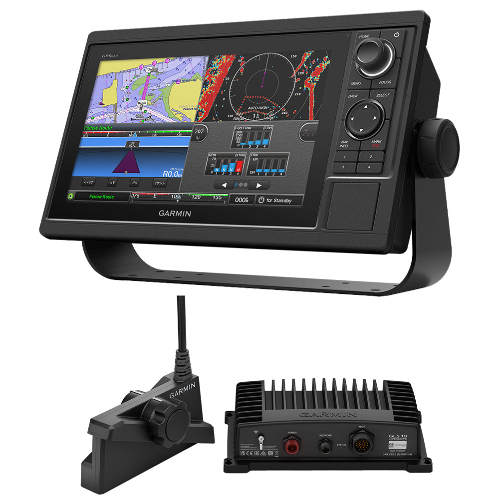 Tri-Water Marine | Garmin GPSMAP 1022 LiveScope Plus Bundle w/LVS34 Transducer [010-01740-00/LVS34]