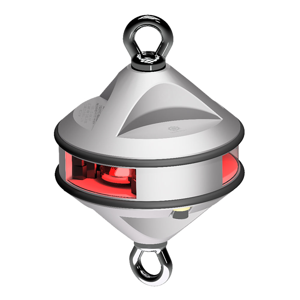 Tri-Water Marine | Lopolight Series 200-014 - Hoist Light - 2NM - Red - Silver Housing [200-014G2-H1C]