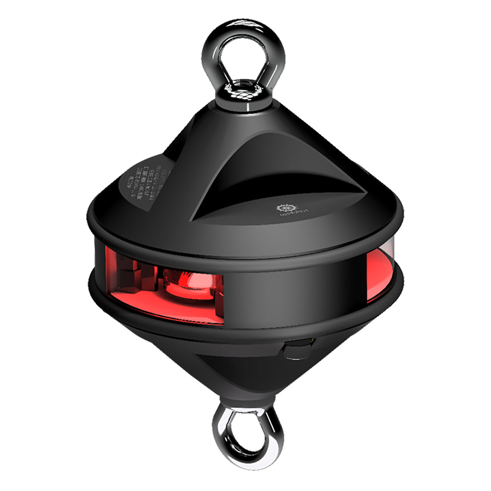 Tri-Water Marine | Lopolight Series 200-014 - Hoist Light - 2NM - Red - Black Housing [200-014G2-H1C-B]