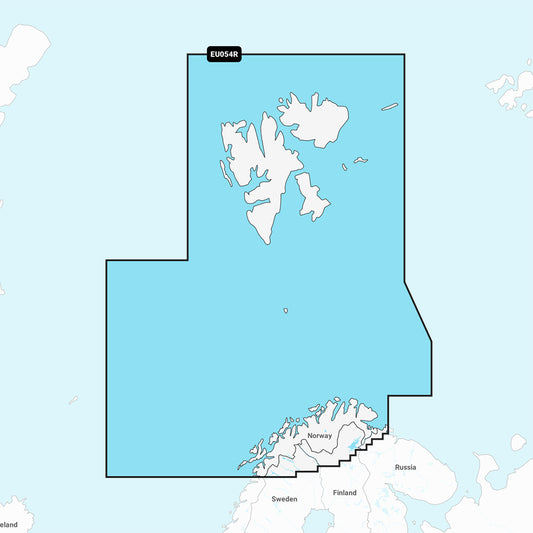 Tri-Water Marine | Garmin Navionics Vision+ NVEU054R - Norway, Vestfjorden to Svalbard - Marine Chart [010-C1253-00]