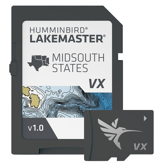 Tri-Water Marine | Humminbird LakeMaster VX - Mid-South States [601005-1]