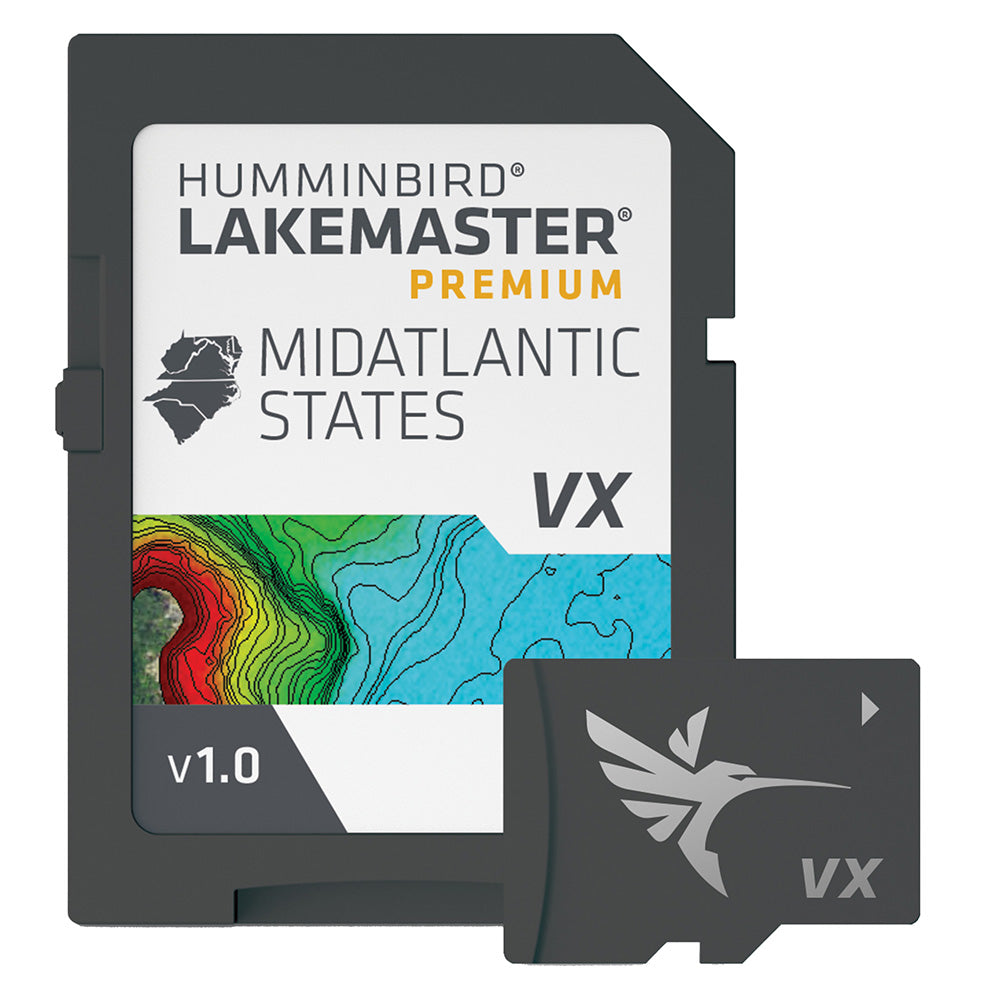 Tri-Water Marine | Humminbird LakeMaster VX Premium - Mid-Atlantic States [602004-1]